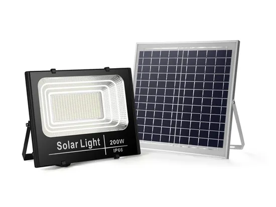 Holofote LED solar tudo em um IP66 à prova d'água para áreas externas com SMD de alto brilho 40 W 60 W 100 W 200 W 300 W 400 W